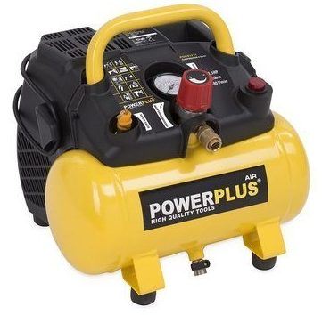 powerplus lille oliefri kompressor